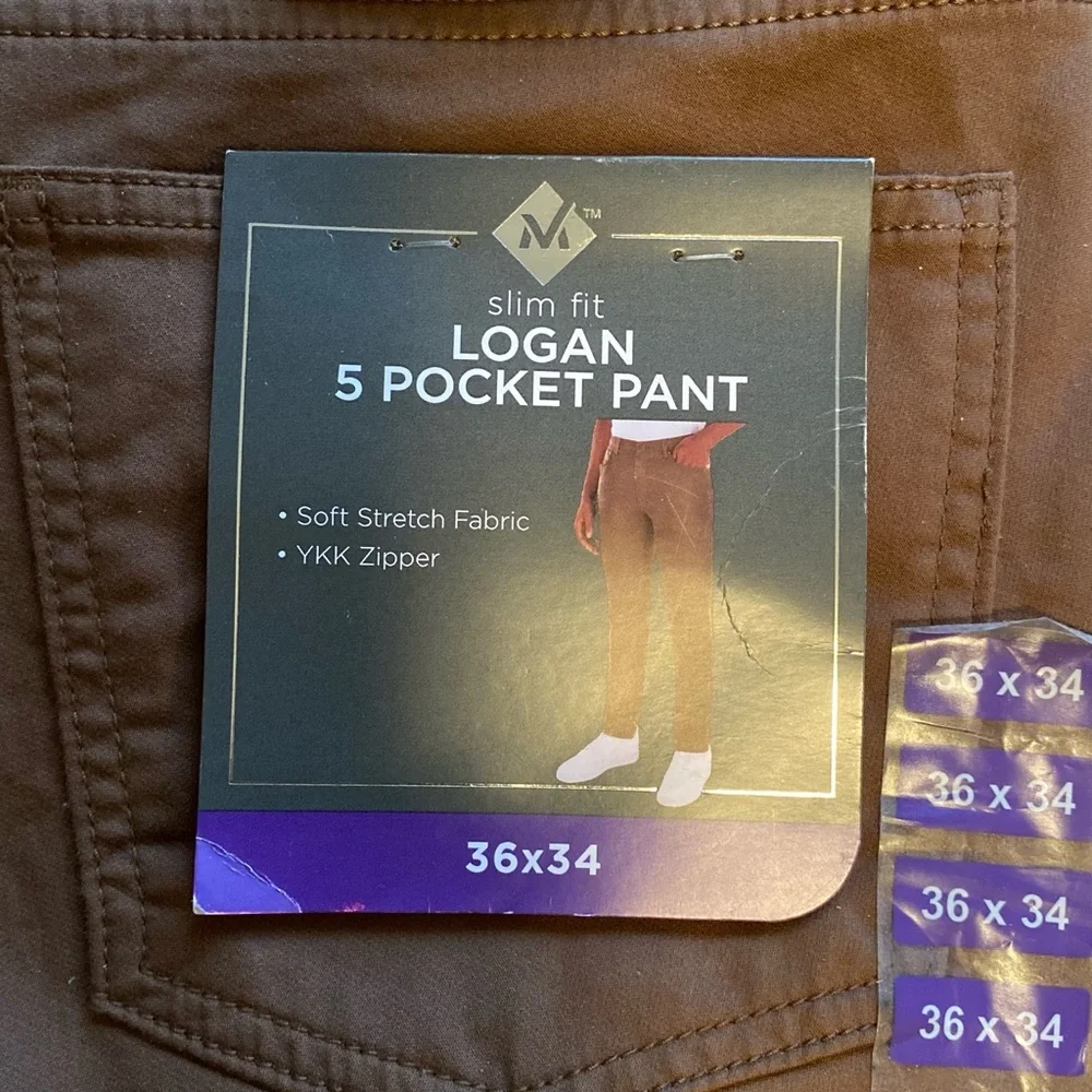 Member's Mark Slim Fit LOGAN 5 Pocket Pants
